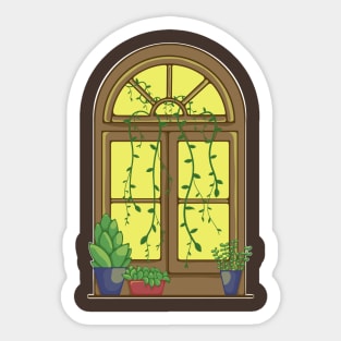 Cottage Window Sticker